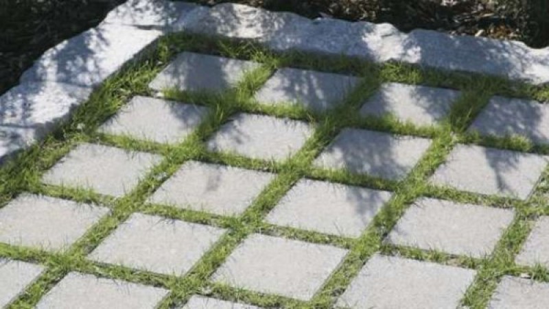 Viastein Sempre Verde gyephézagos térkő - 8 cm - szürke