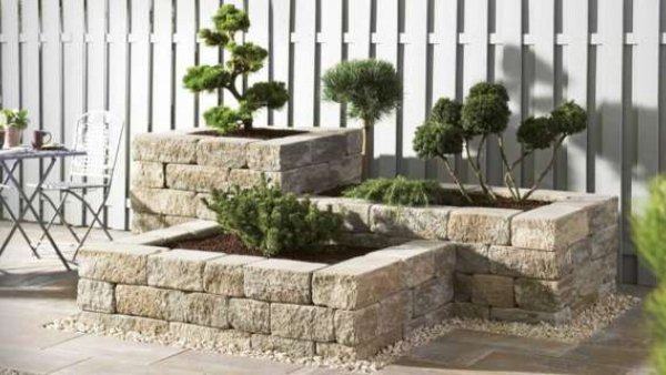 Viastein Mattone Tres falazóblokk - 15 cm (roppantott felülettel)