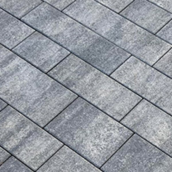 Viastein Artline térkő - 5 cm (Color & Clean Protect védelemmel) - antracit / fehér árnyalt